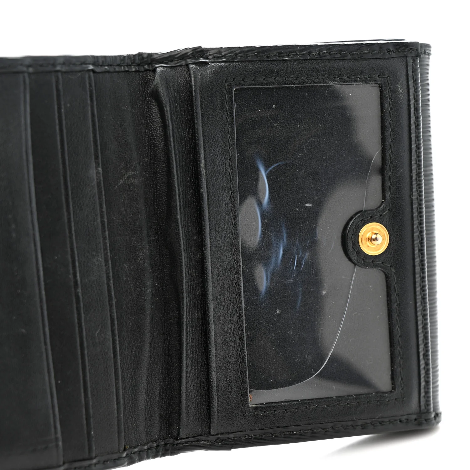 Vitello Move Metal Bi-Fold Wallet Black - Image 12