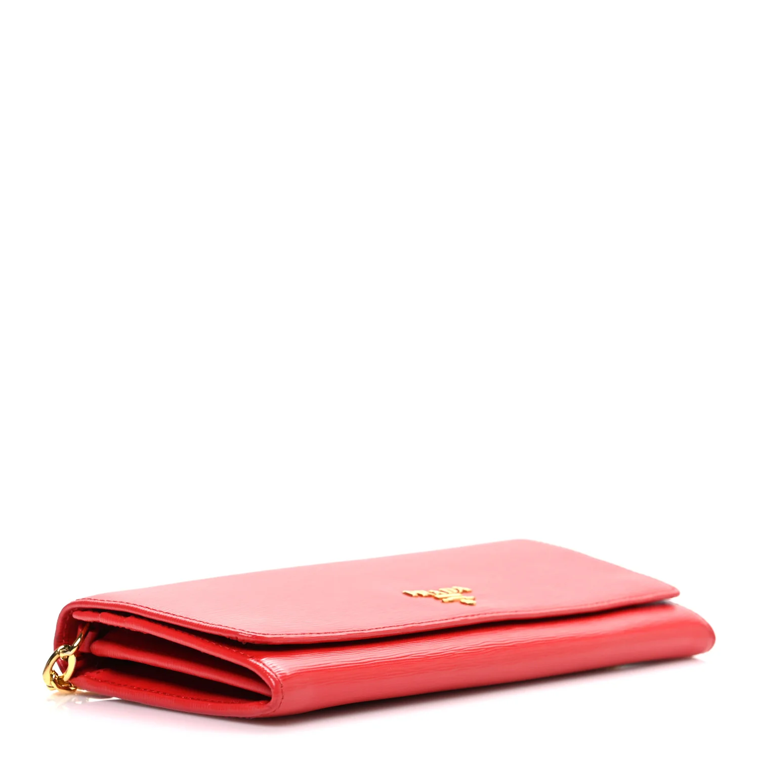 Vitello Move Metal Oro Chain Wallet Lacca - Image 4