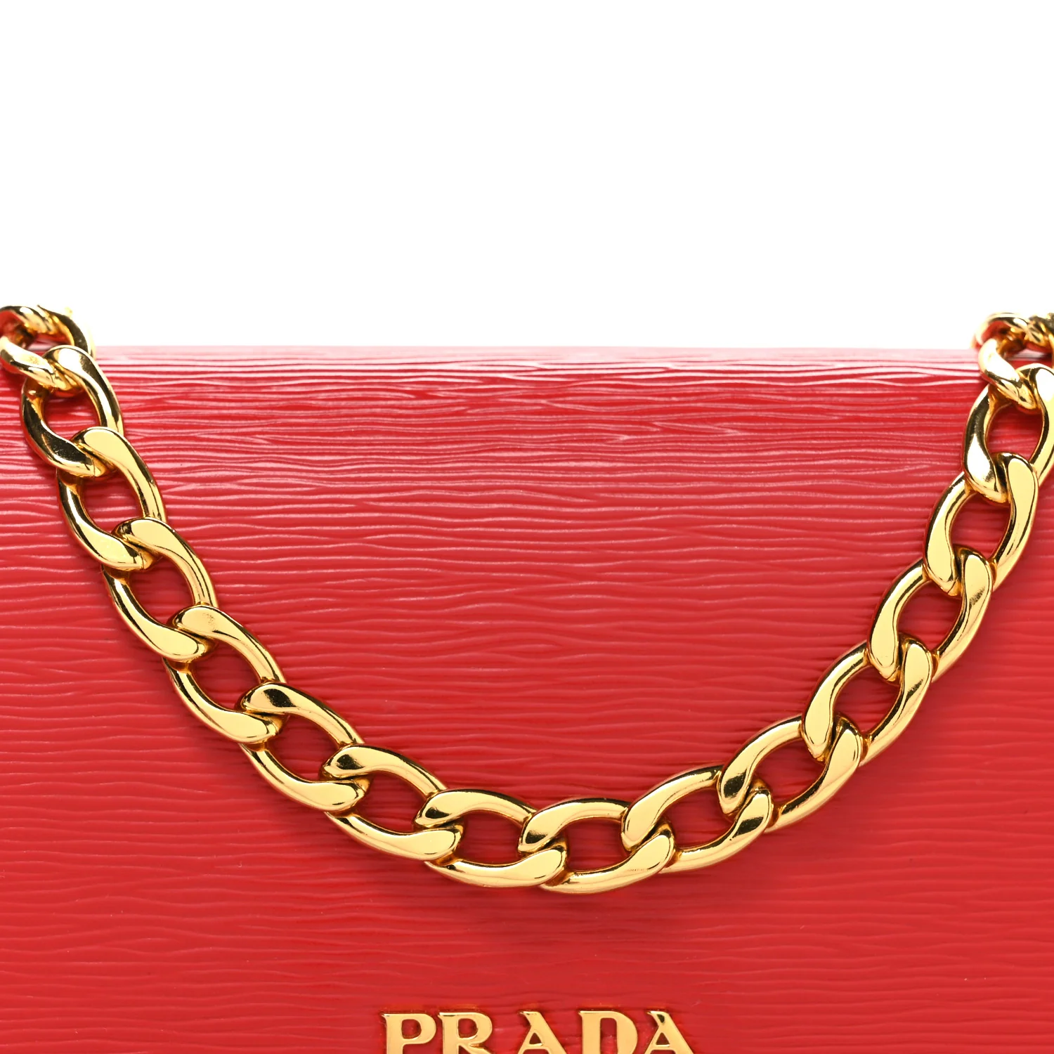 Vitello Move Metal Oro Chain Wallet Lacca - Image 8