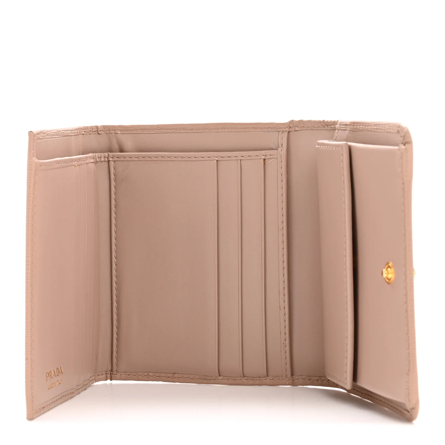 Vitello Move Tri-Fold Compact Wallet Cammeo - Image 5