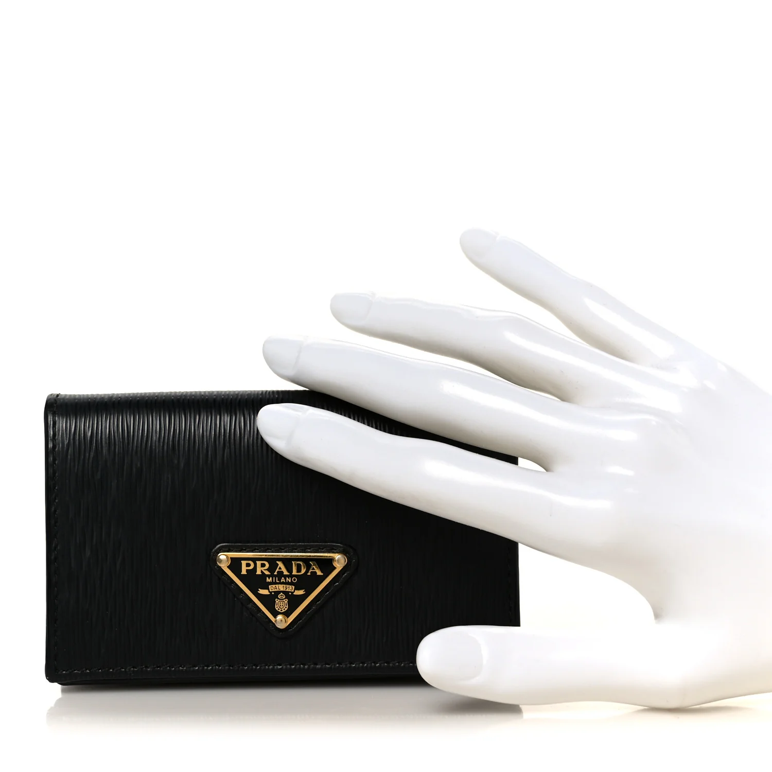 Vitello Move Triangle Logo Card Holder Black - Image 2