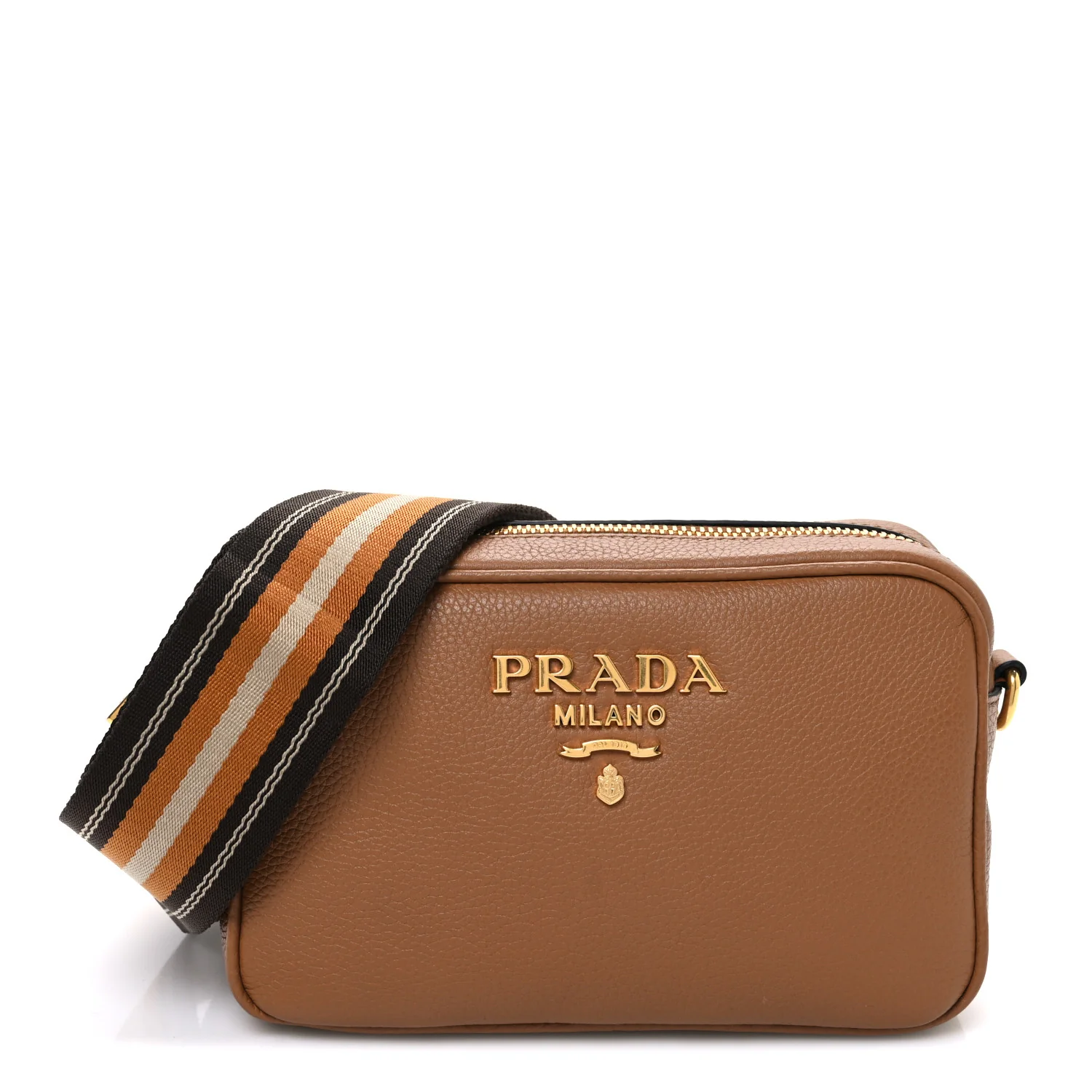 Vitello Phenix Camera Bag Caramel