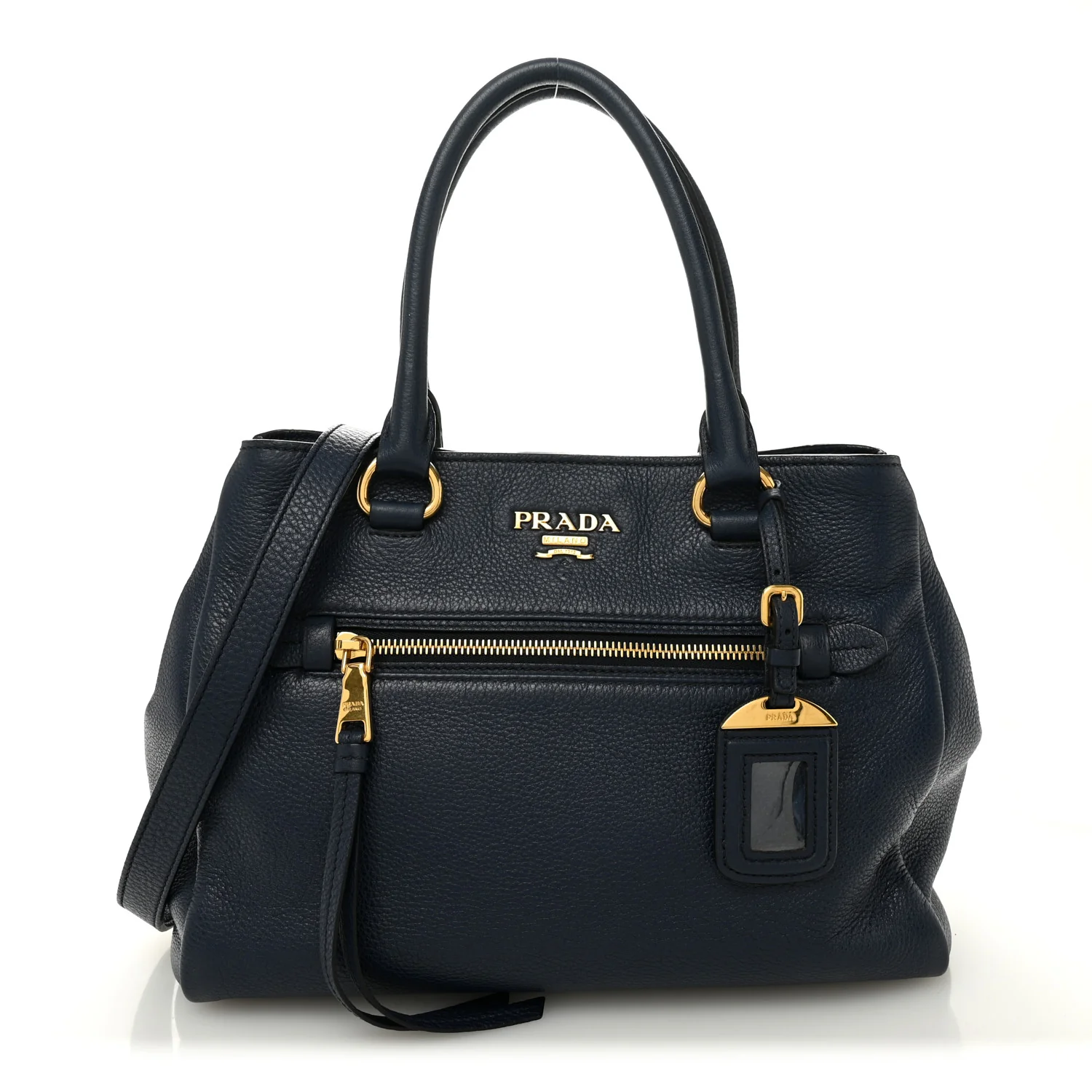 Vitello Phenix Shopping Satchel Baltico