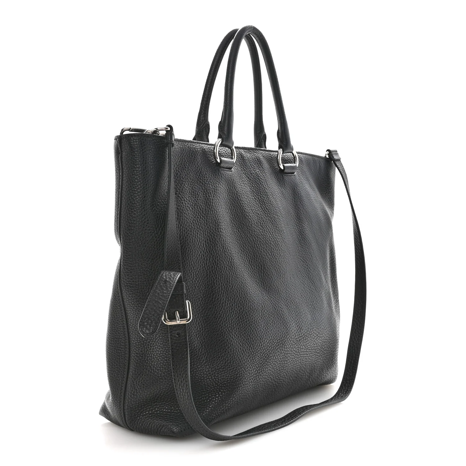 Vitello Phenix Tote Black - Image 3