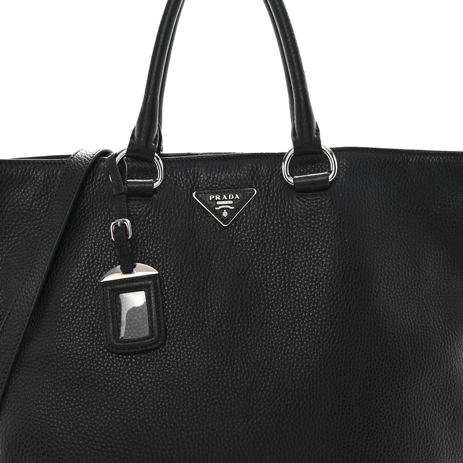 Vitello Phenix Tote Black - Image 8