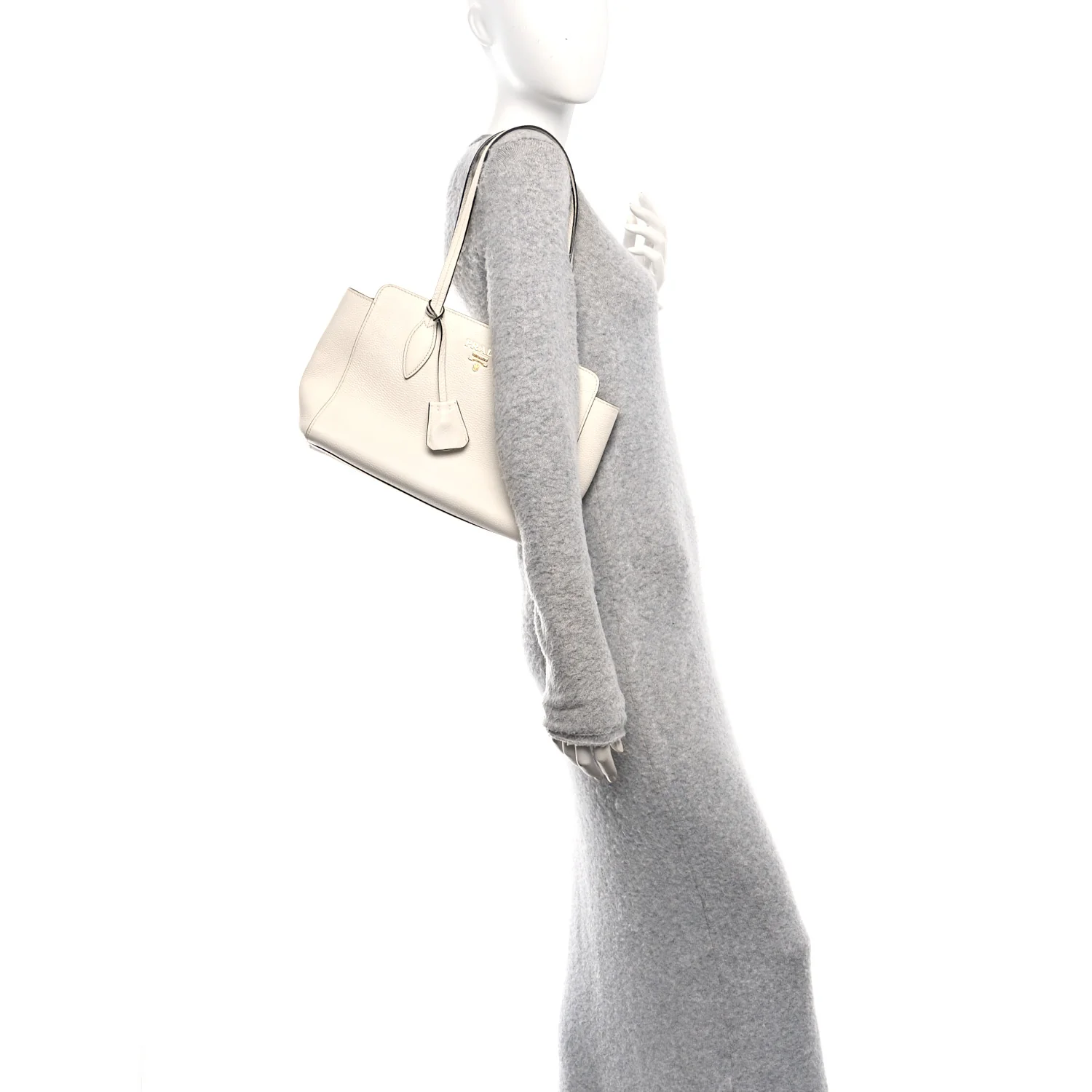 Vitello Phenix Tote White - Image 3