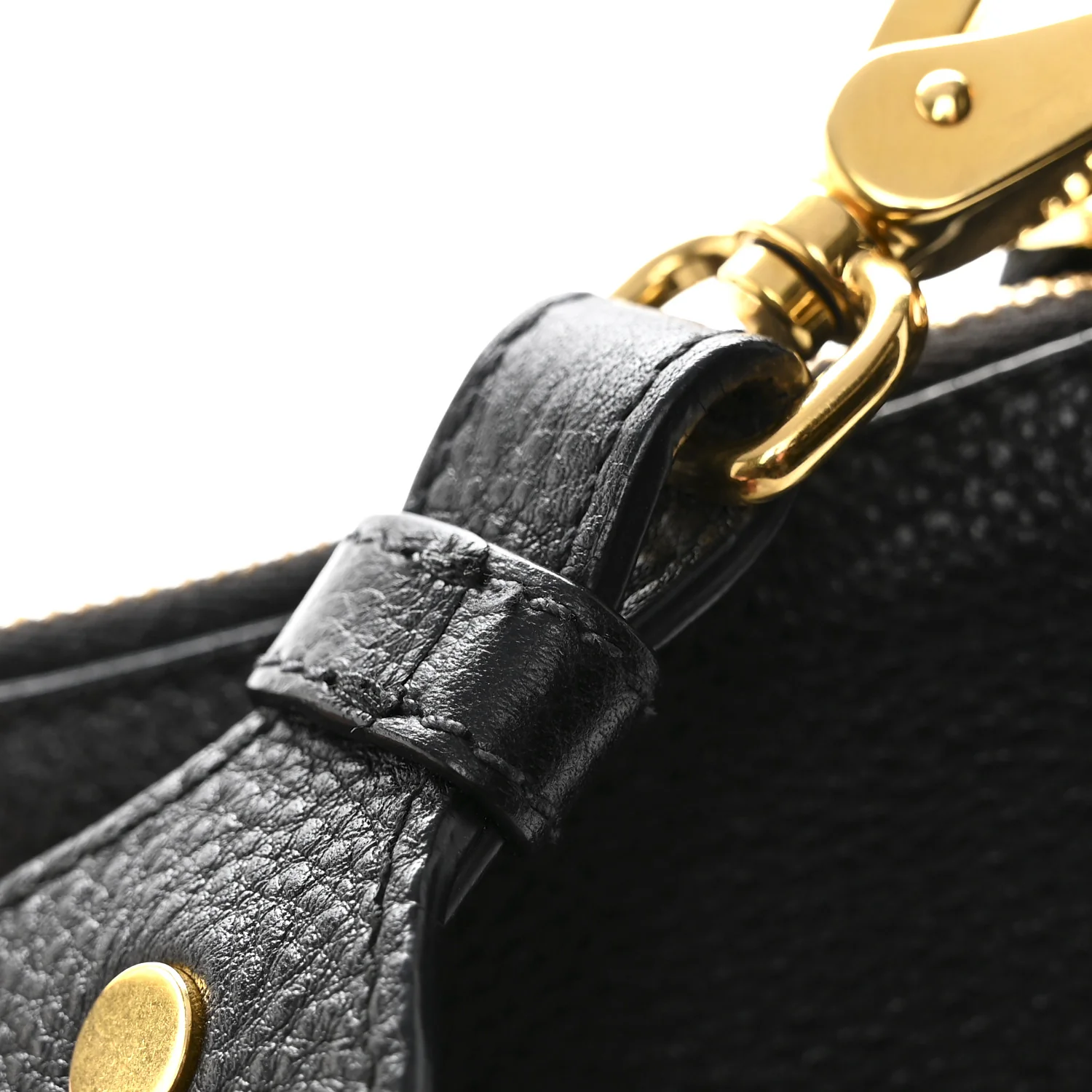 Vitello Phenix Zippered Messenger Hobo Black - Image 15