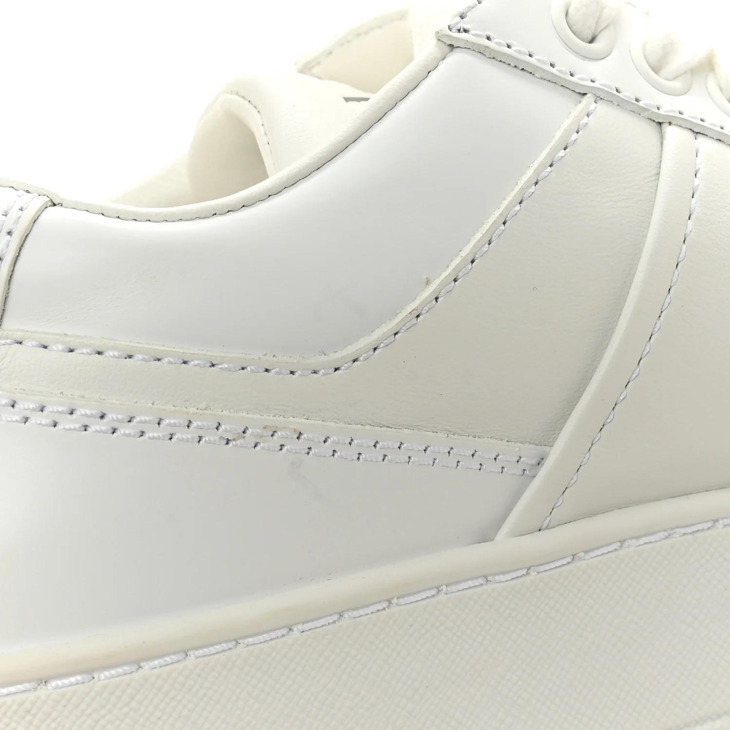 Vitello Rois Triangle Womens Downtown Platform Low Top Sneakers 37 White - Image 10