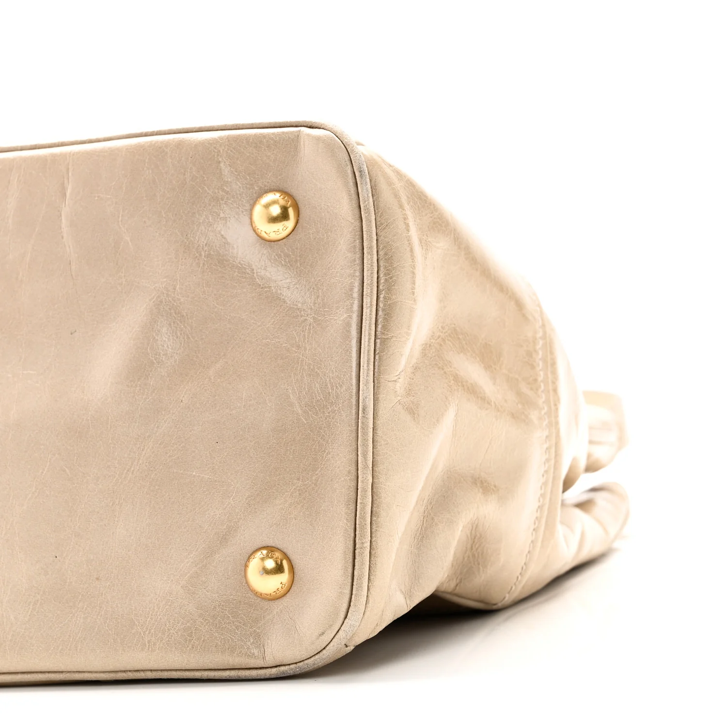 Vitello Shine Shopping Satchel Pomice - Image 9