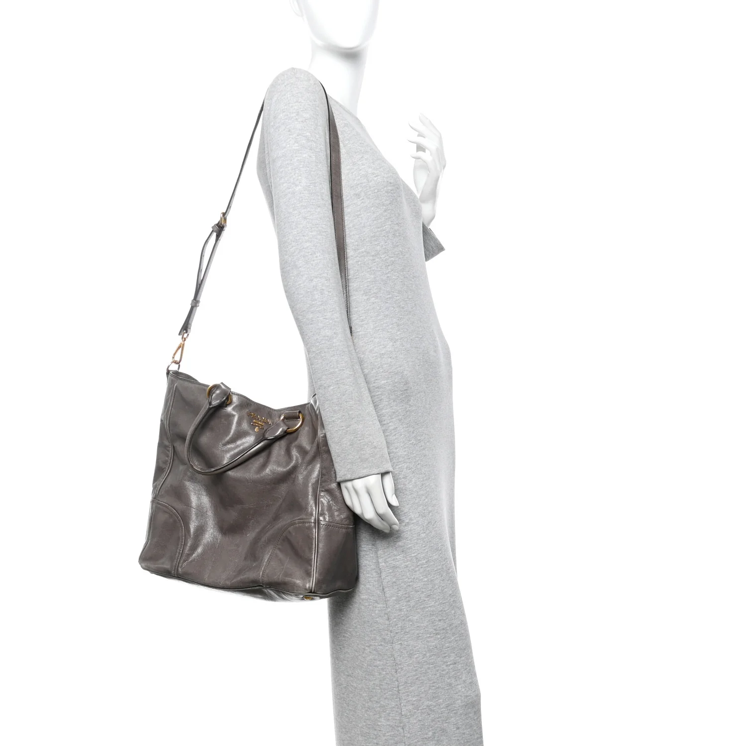 Vitello Shine Tote Bambu - Image 2