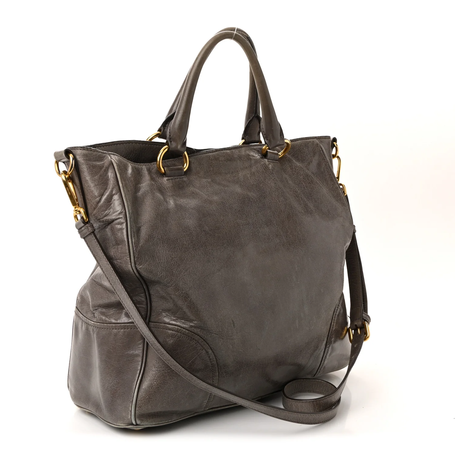 Vitello Shine Tote Bambu - Image 3
