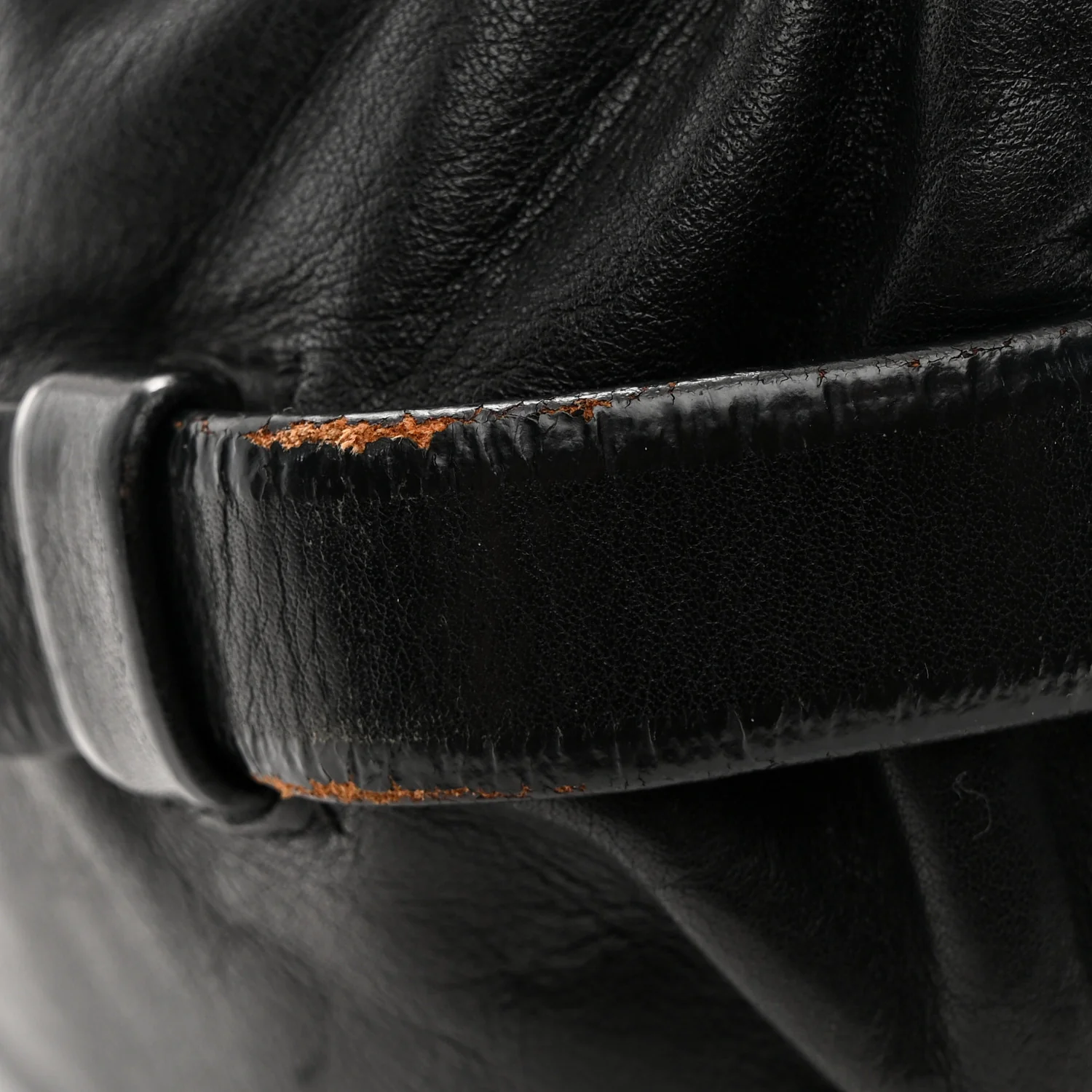 Vitello Soft Calfskin Shopping Satchel Black - Image 10