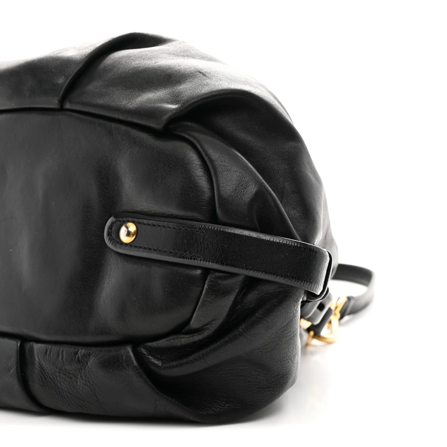 Vitello Soft Calfskin Shopping Satchel Black - Image 9