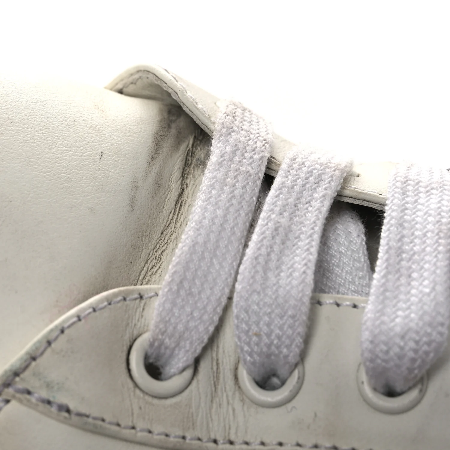 Vitello Soft Logo 45mm Platform Sneakers 35.5 White Pink - Image 12