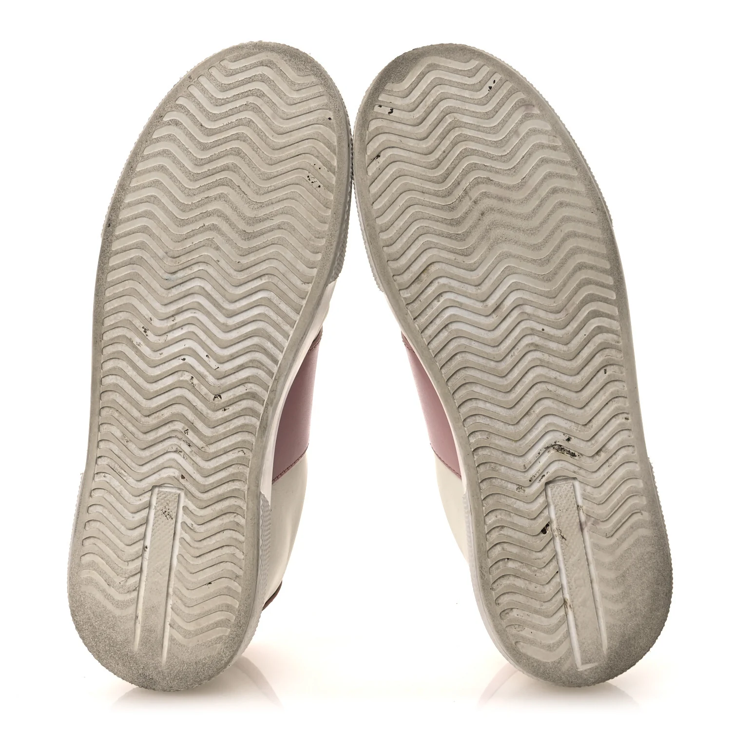 Vitello Soft Logo 45mm Platform Sneakers 35.5 White Pink - Image 7