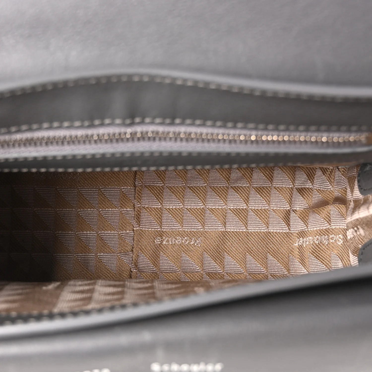 Calfskin Mini PS11 Classic Shoulder Bag Heather Grey - Image 5