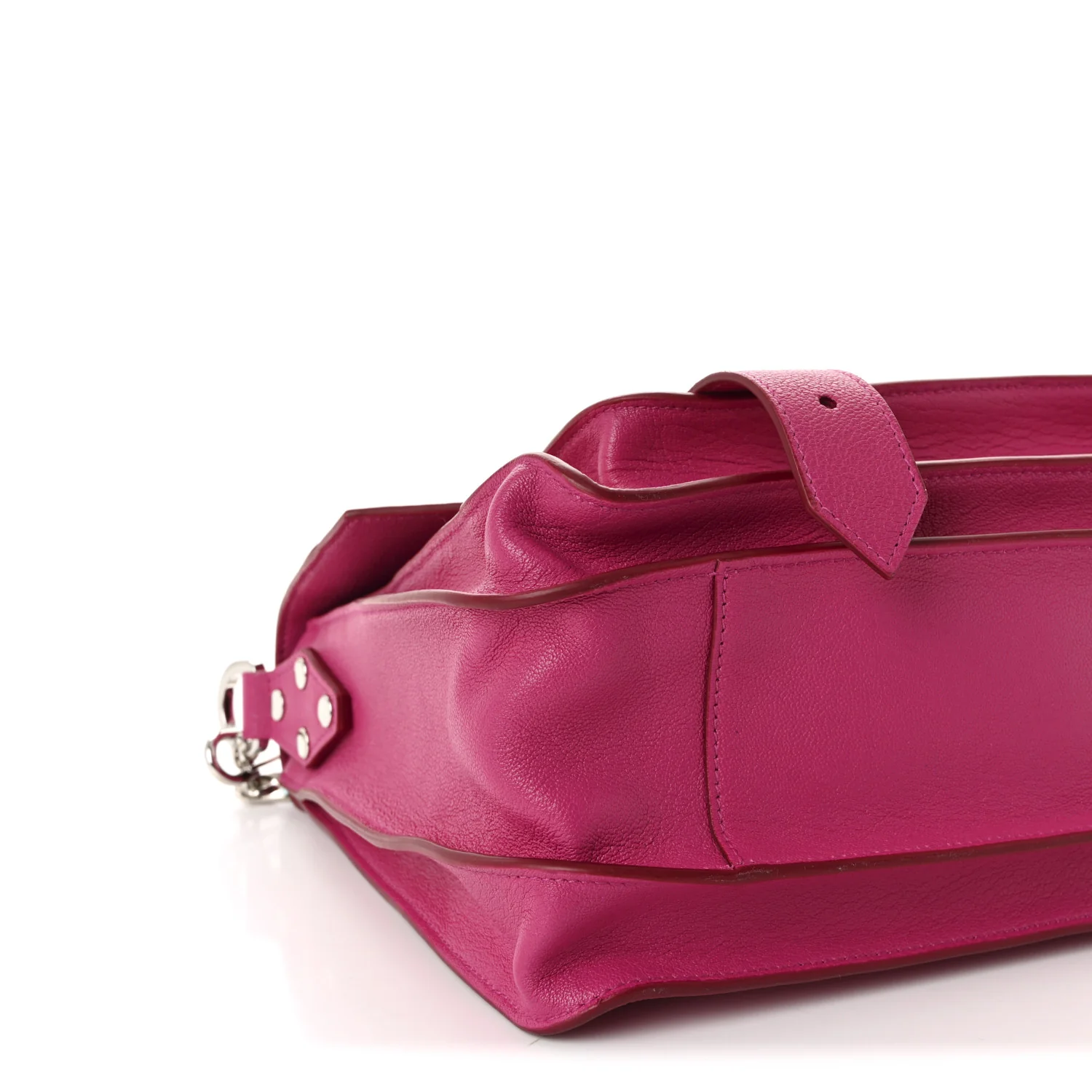 Lambskin Medium PS1 Satchel Fuchsia - Image 8