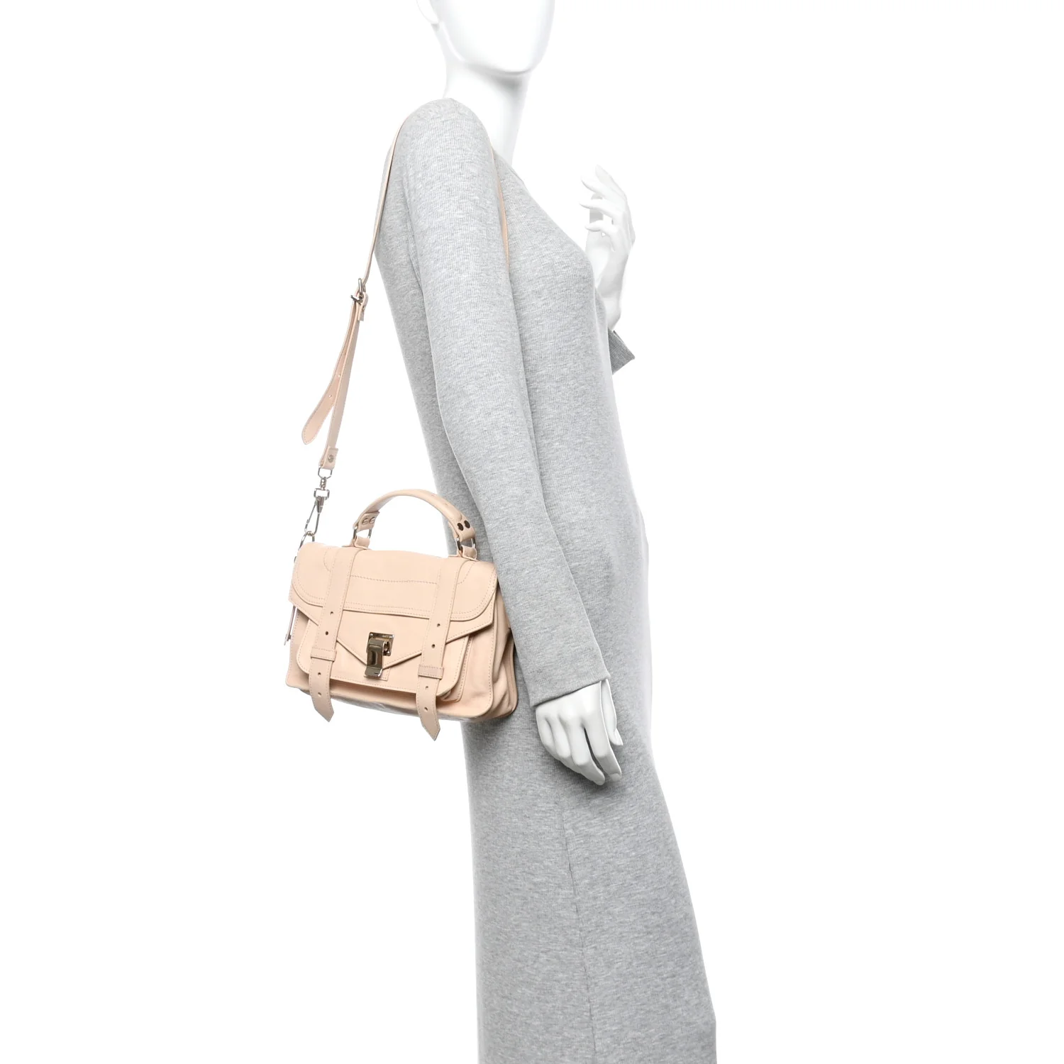Lambskin Tiny PS1 Satchel Nude - Image 2