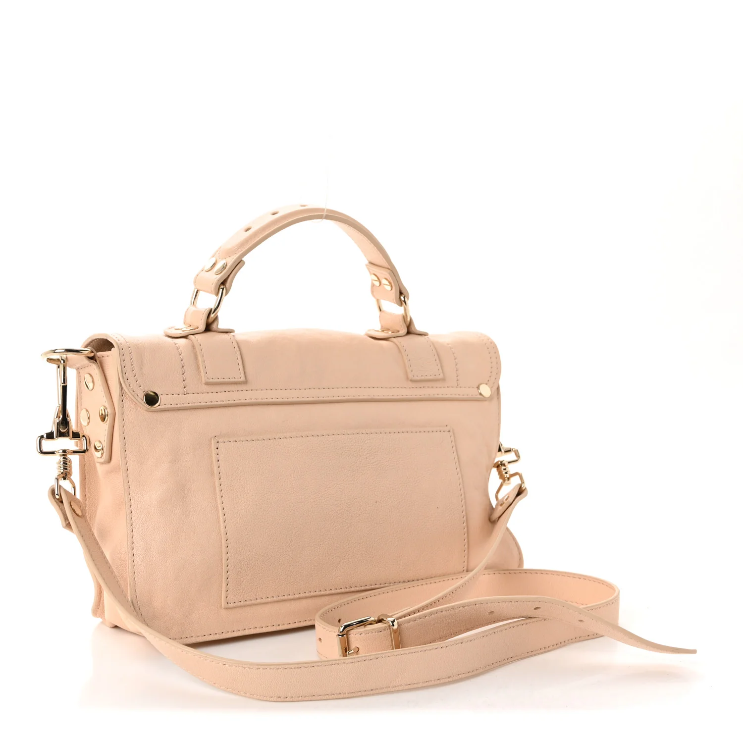 Lambskin Tiny PS1 Satchel Nude - Image 3