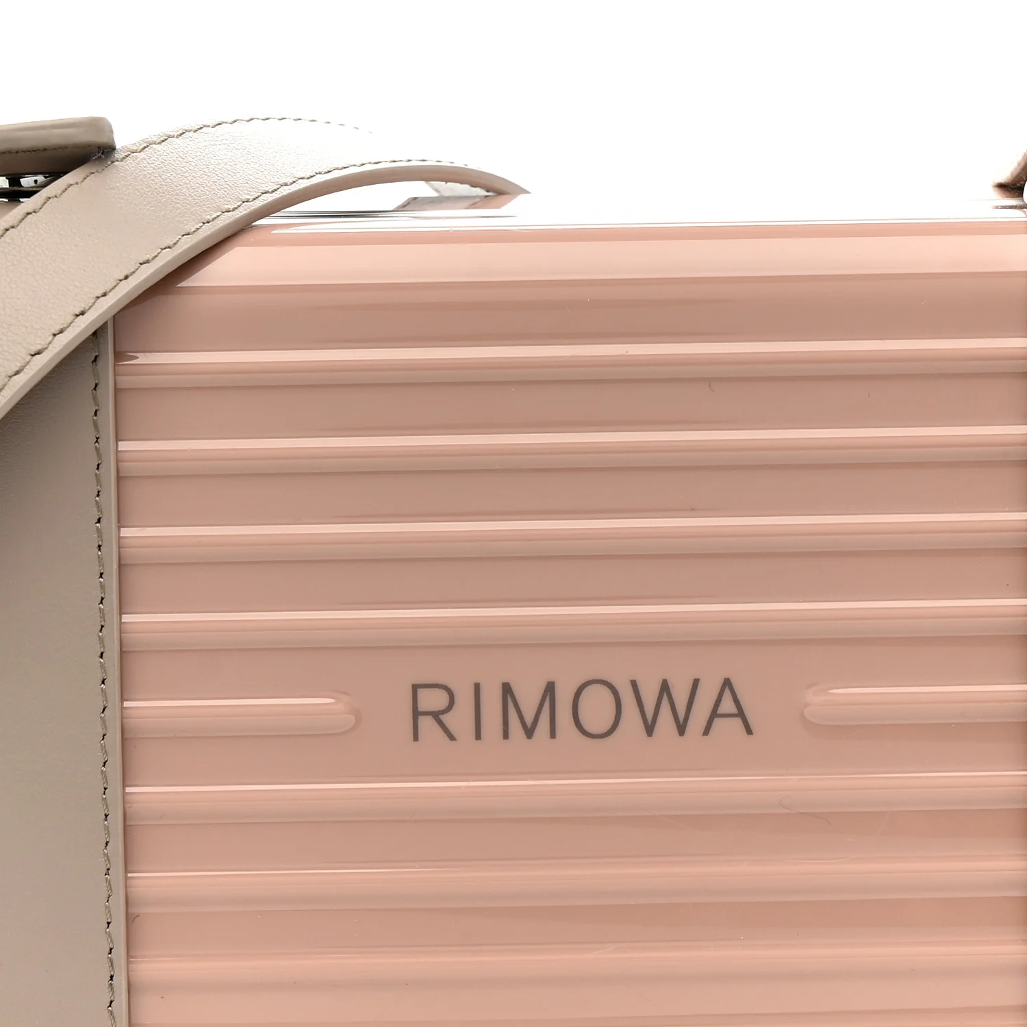 Gloss Polycarbonate Personal Cross-Body Bag Desert Rose - Image 7