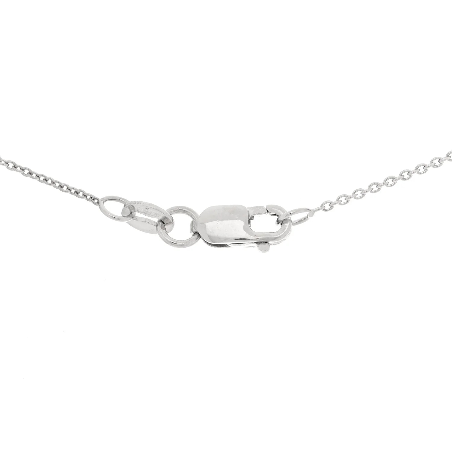 18K White Gold Love Necklace - Image 4