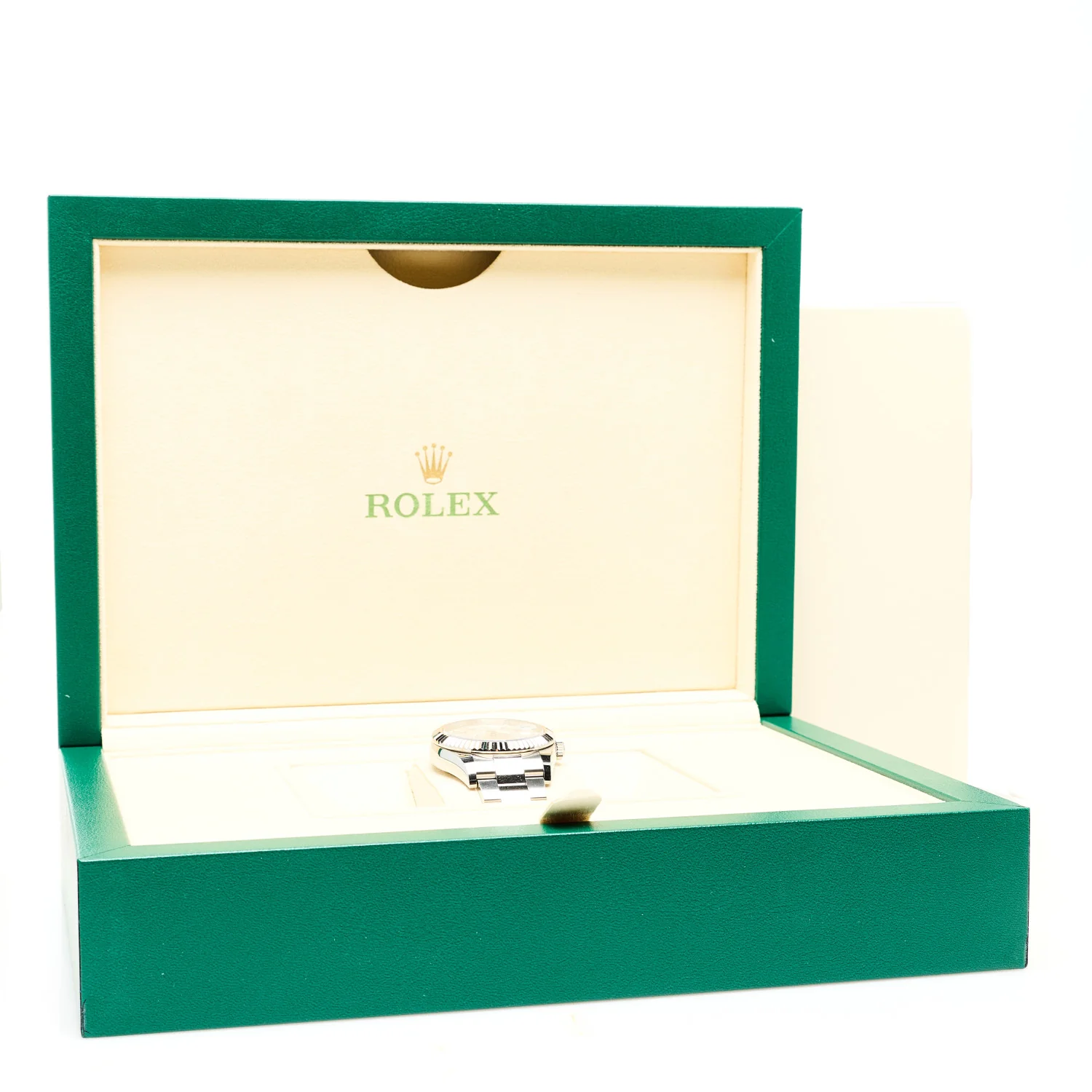 18K White Gold Stainless Steel 42mm Oyster Perpetual Sky-Dweller Watch White 336934 - Image 5