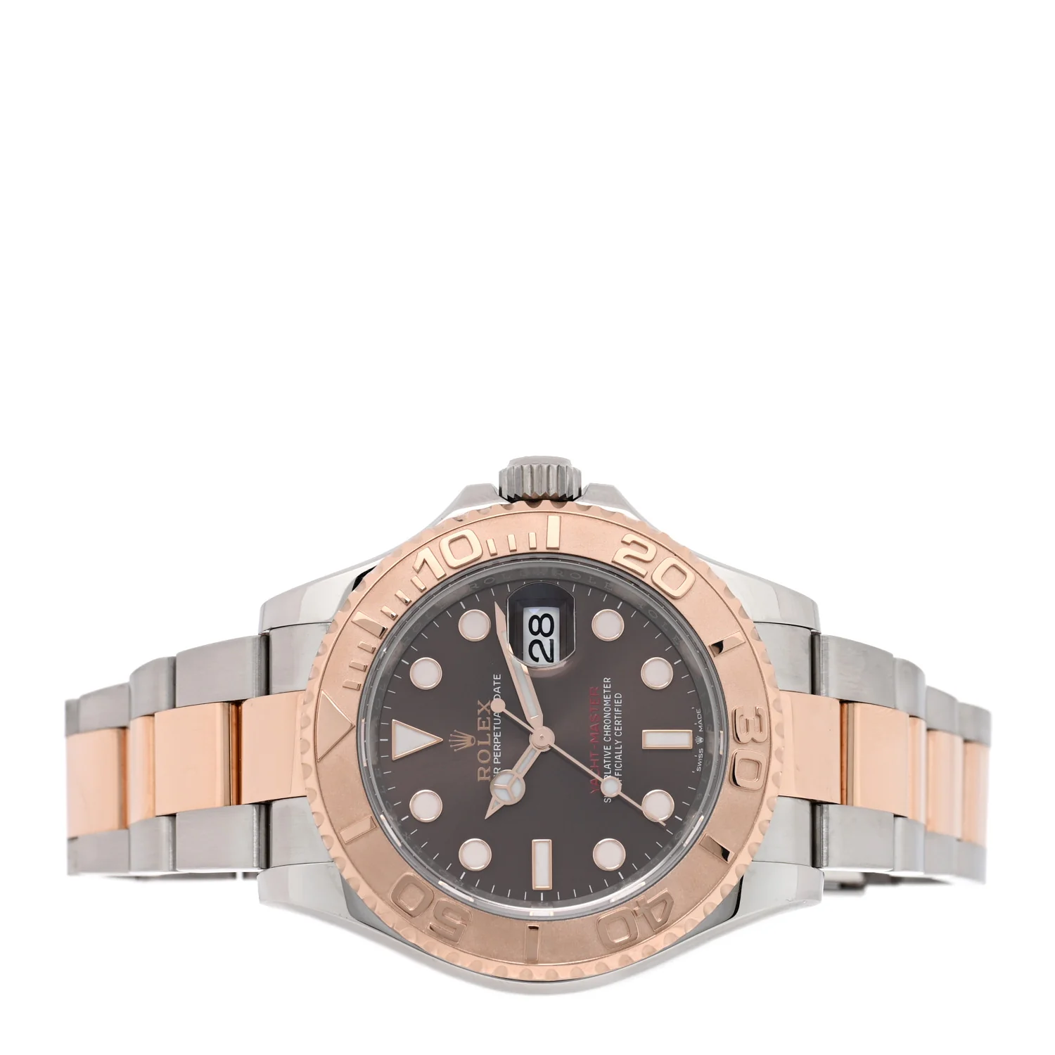 Stainless Steel 18K Everose Gold 40mm Yacht-Master Watch Chocolate 126621 - Image 2