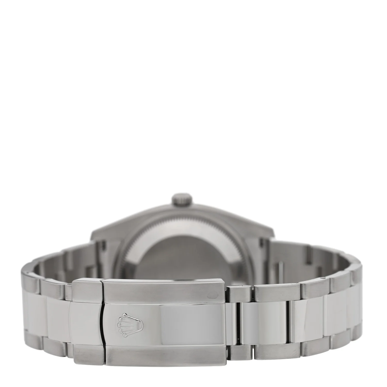 Stainless Steel 18K White Gold Diamond 34mm Oyster Perpetual Date Watch Silver 115234 - Image 3