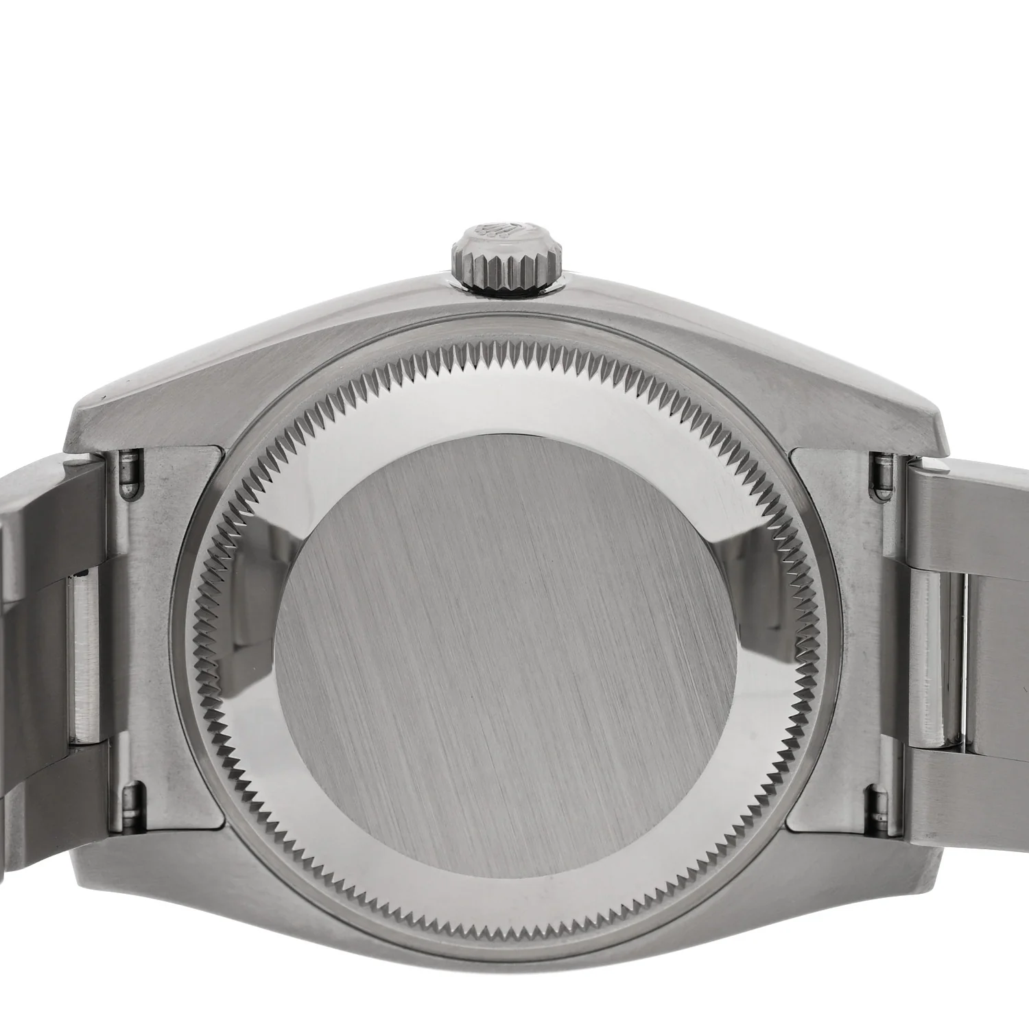 Stainless Steel 18K White Gold Diamond 34mm Oyster Perpetual Date Watch Silver 115234 - Image 4