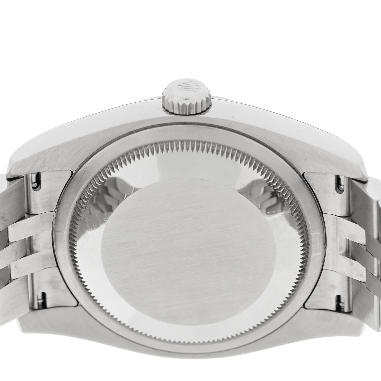Stainless Steel 18K White Gold Diamond 36mm Oyster Perpetual Datejust Watch Silver 116234 - Image 4