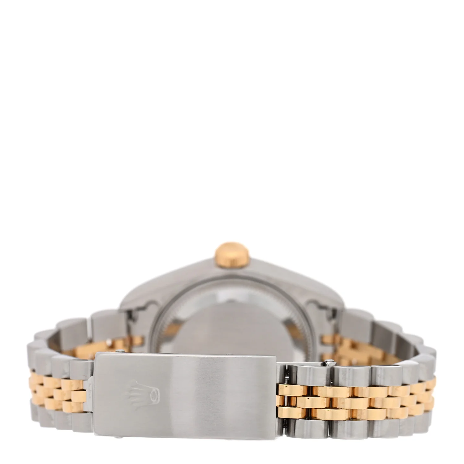 Stainless Steel 18K Yellow Gold 26mm Oyster Perpetual Datejust Watch White Pyramid Roman 79173 - Image 3