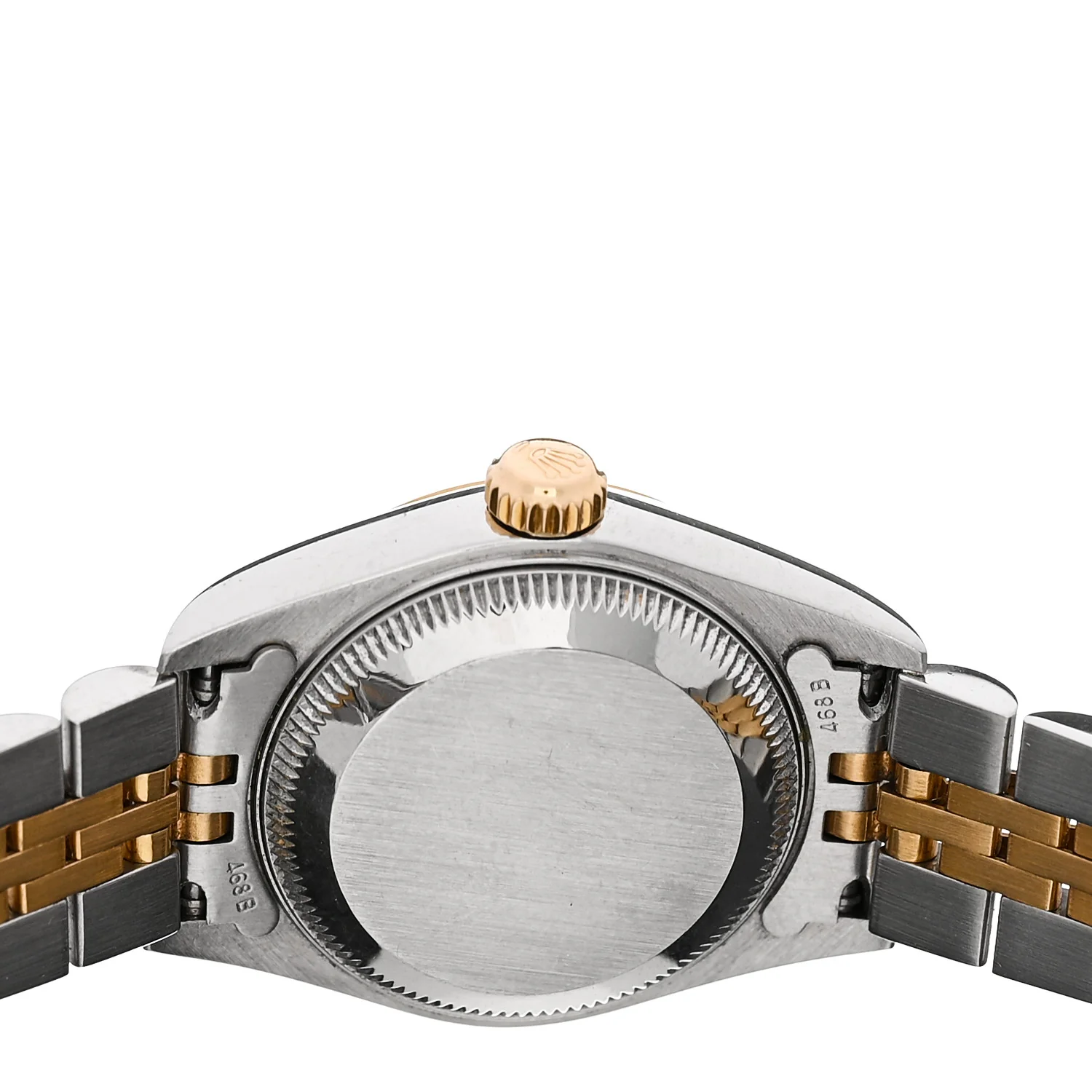 Stainless Steel 18K Yellow Gold 26mm Oyster Perpetual Datejust Watch White Roman 79173 - Image 4