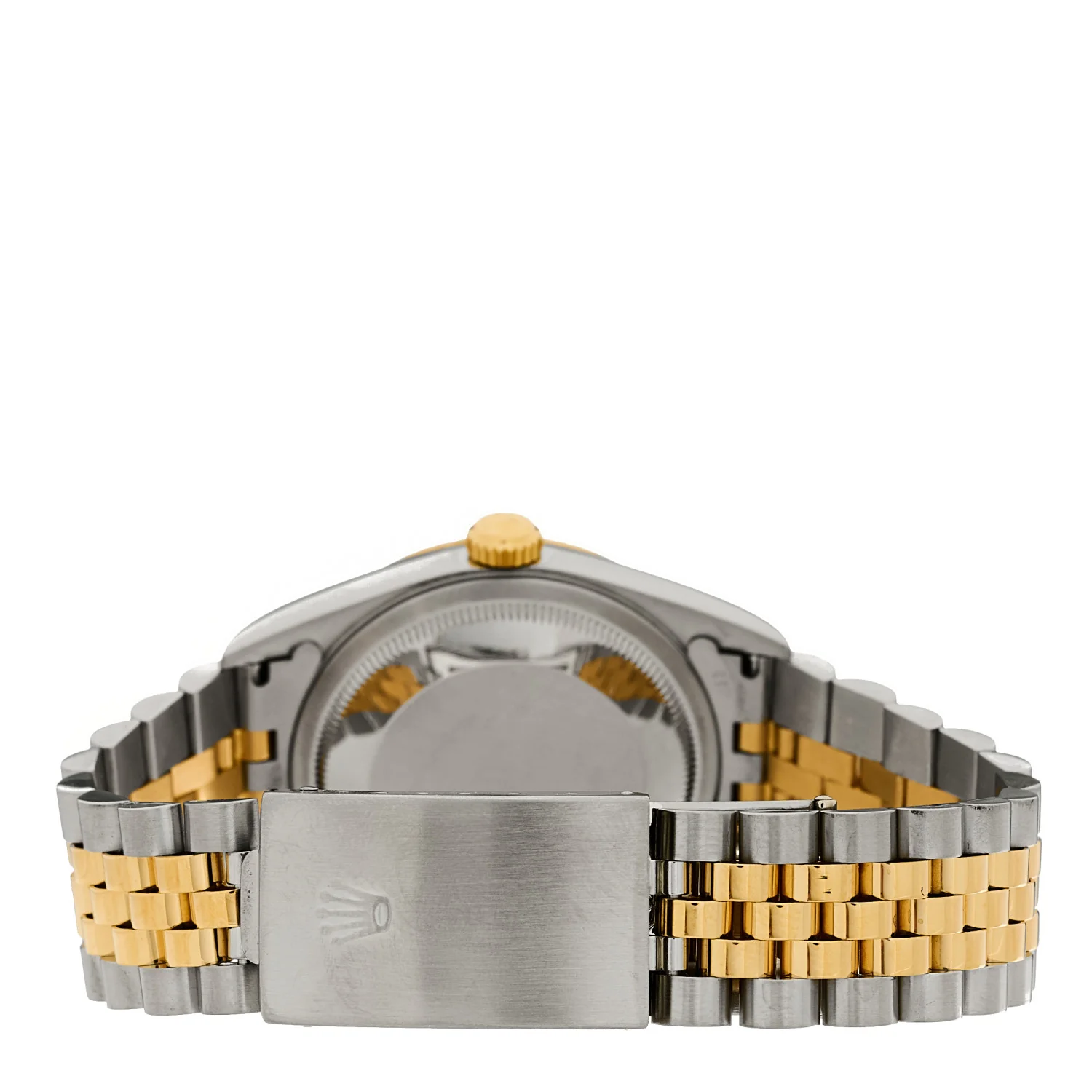 Stainless Steel 18K Yellow Gold 36mm Oyster Perpetual Datejust Watch Champagne Linen 16233 - Image 3