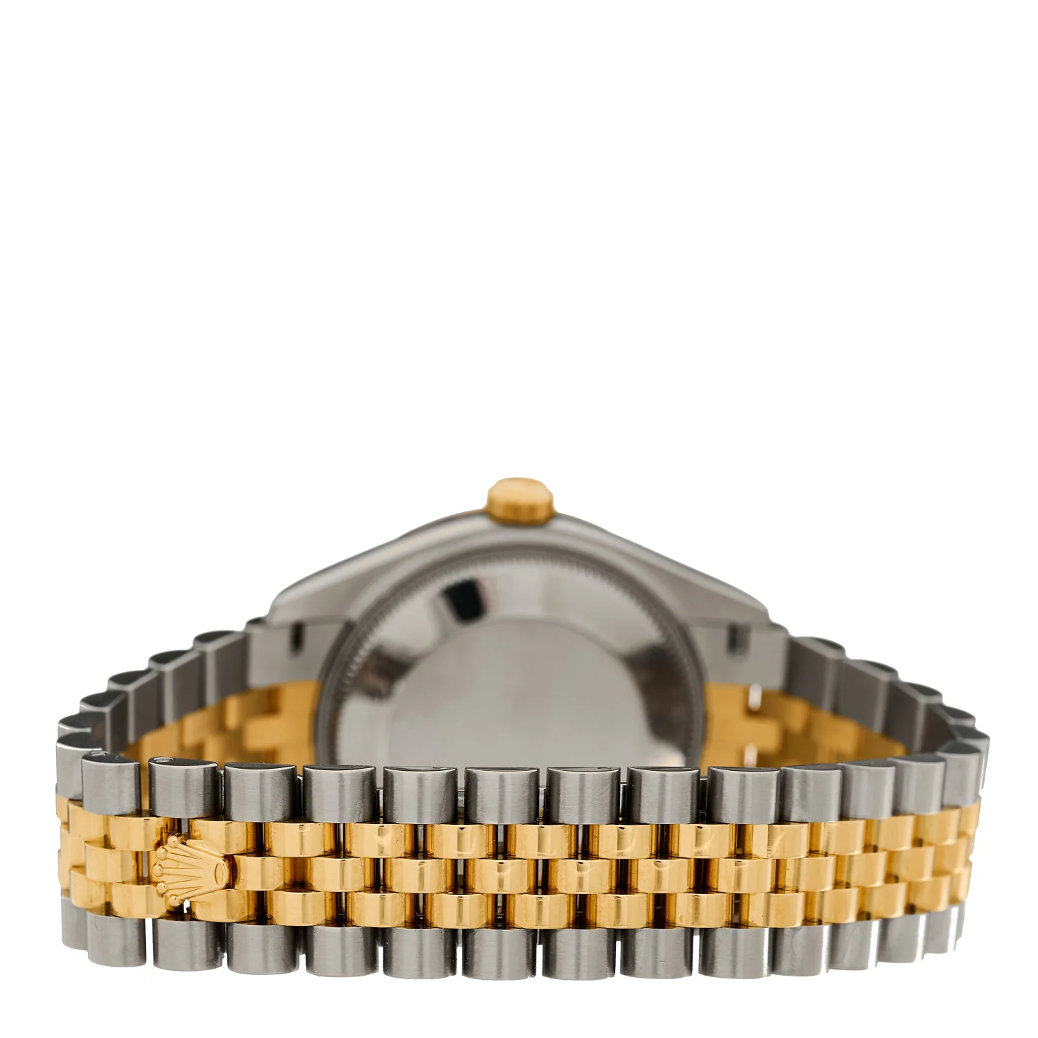 Stainless Steel 18K Yellow Gold Diamond 31mm Oyster Perpetual Datejust Watch Dark Grey Roman 278243 - Image 3