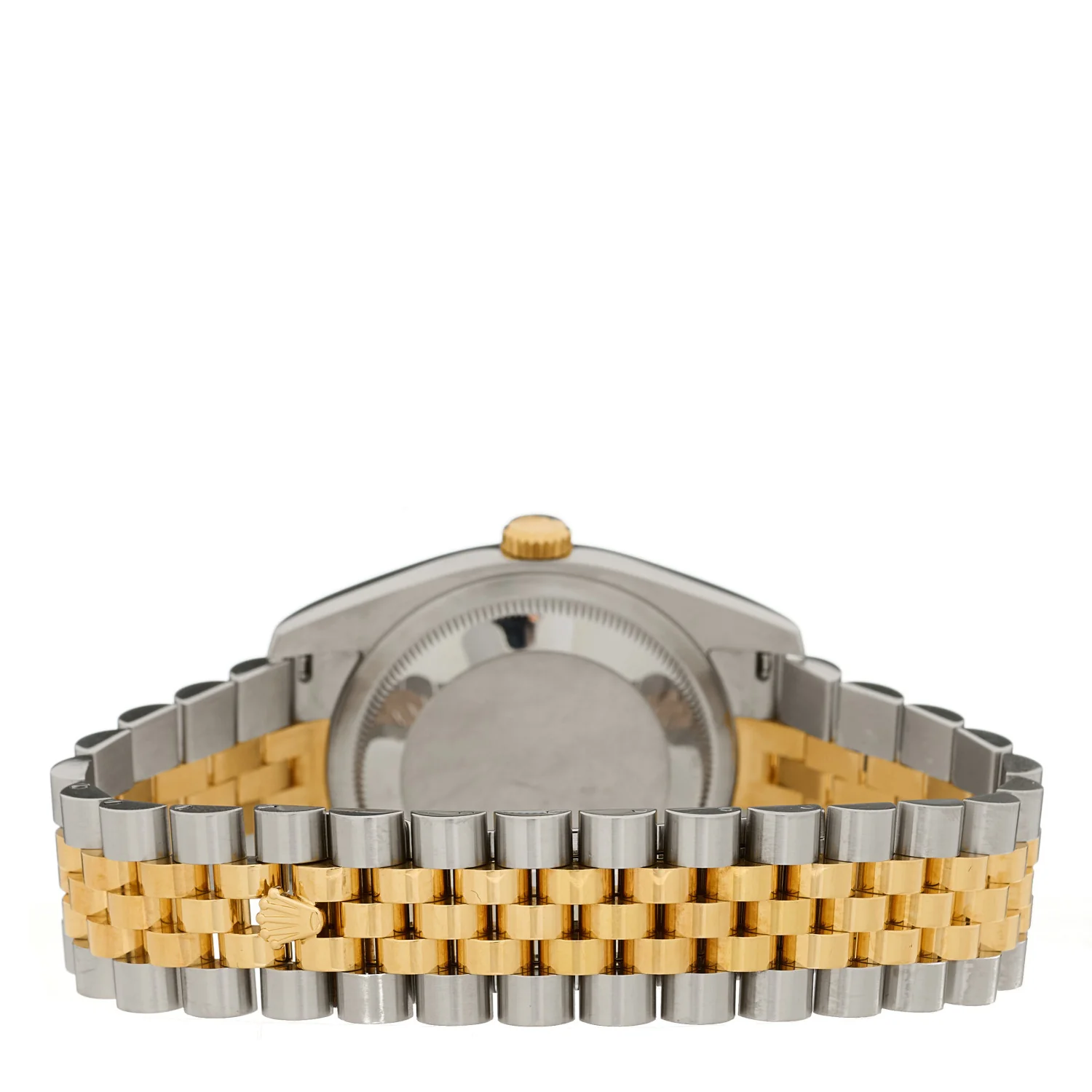 Stainless Steel 18K Yellow Gold Diamond 36mm Oyster Perpetual Datejust Watch Champagne 116233 - Image 3