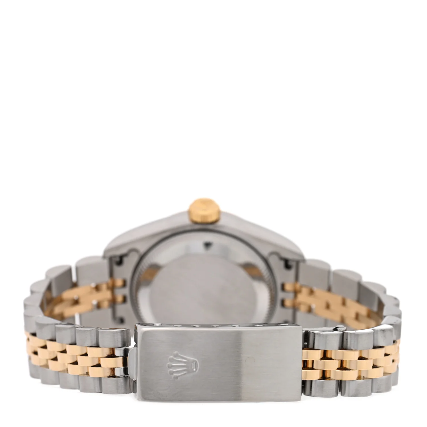Stainless Steel 18K Yellow Gold Oyster Perpetual Datejust Watch Silver Roman 69173 - Image 3
