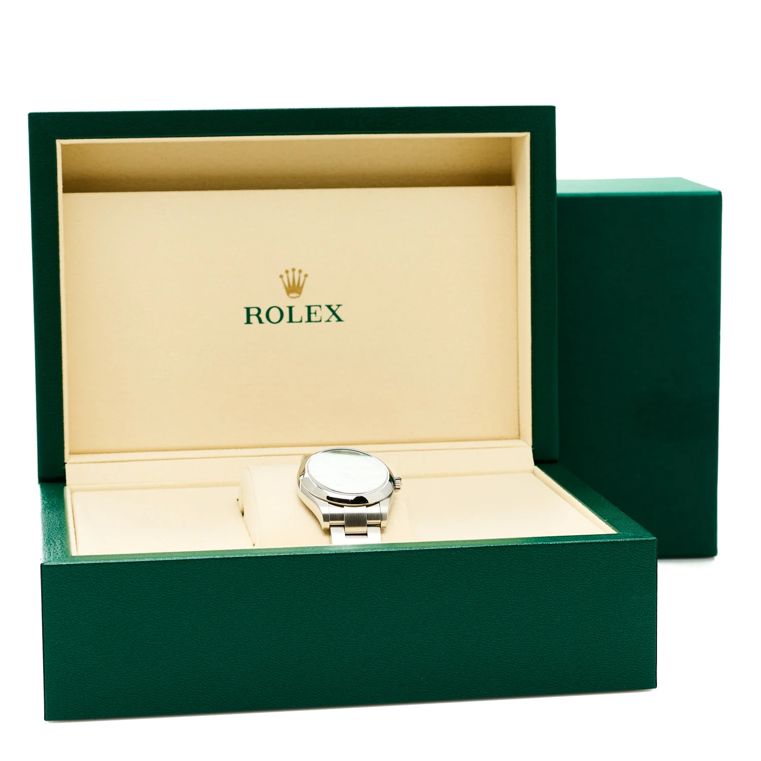 Stainless Steel 31mm Oyster Perpetual Watch Pistachio 277200 - Image 5