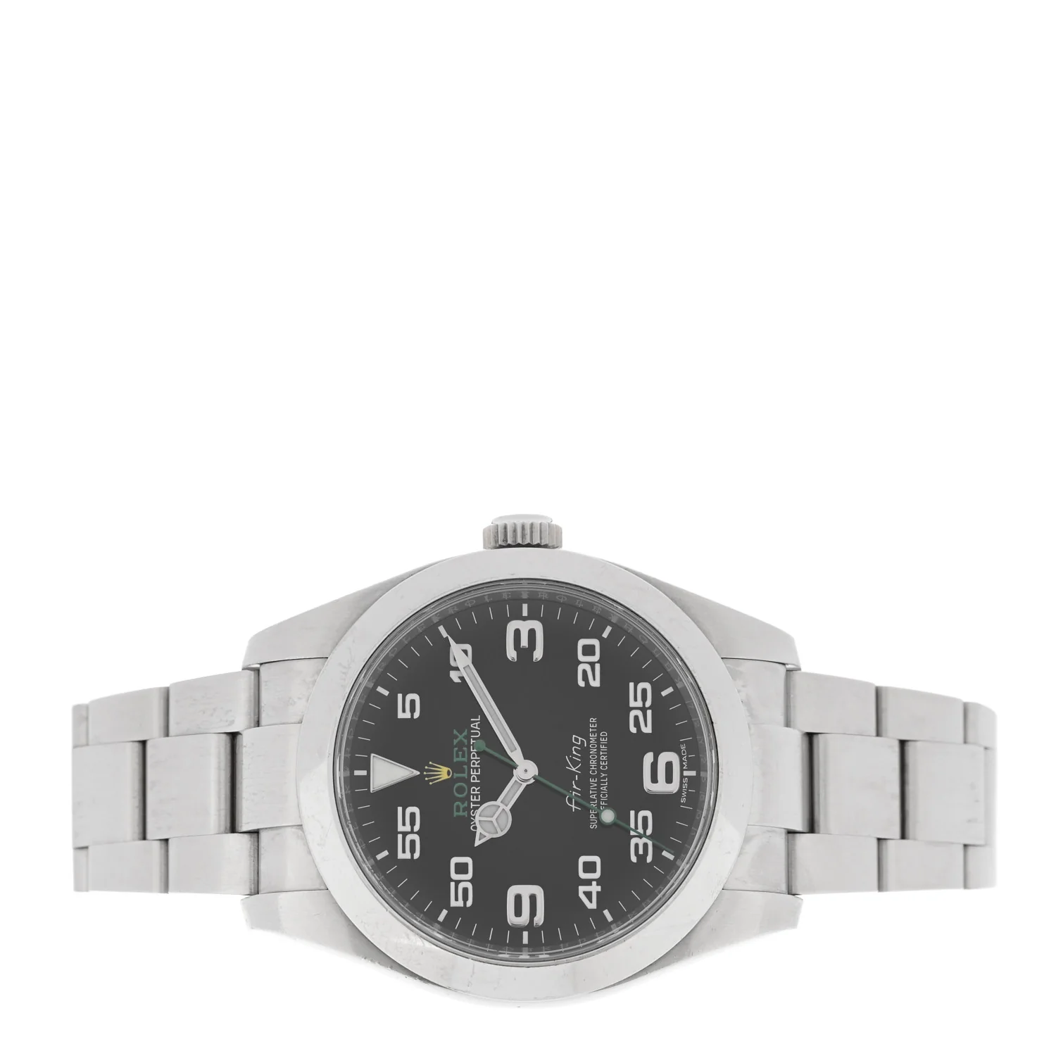 Stainless Steel 40mm Air-King Oyster Perpetual Watch Black 116900 - Image 2