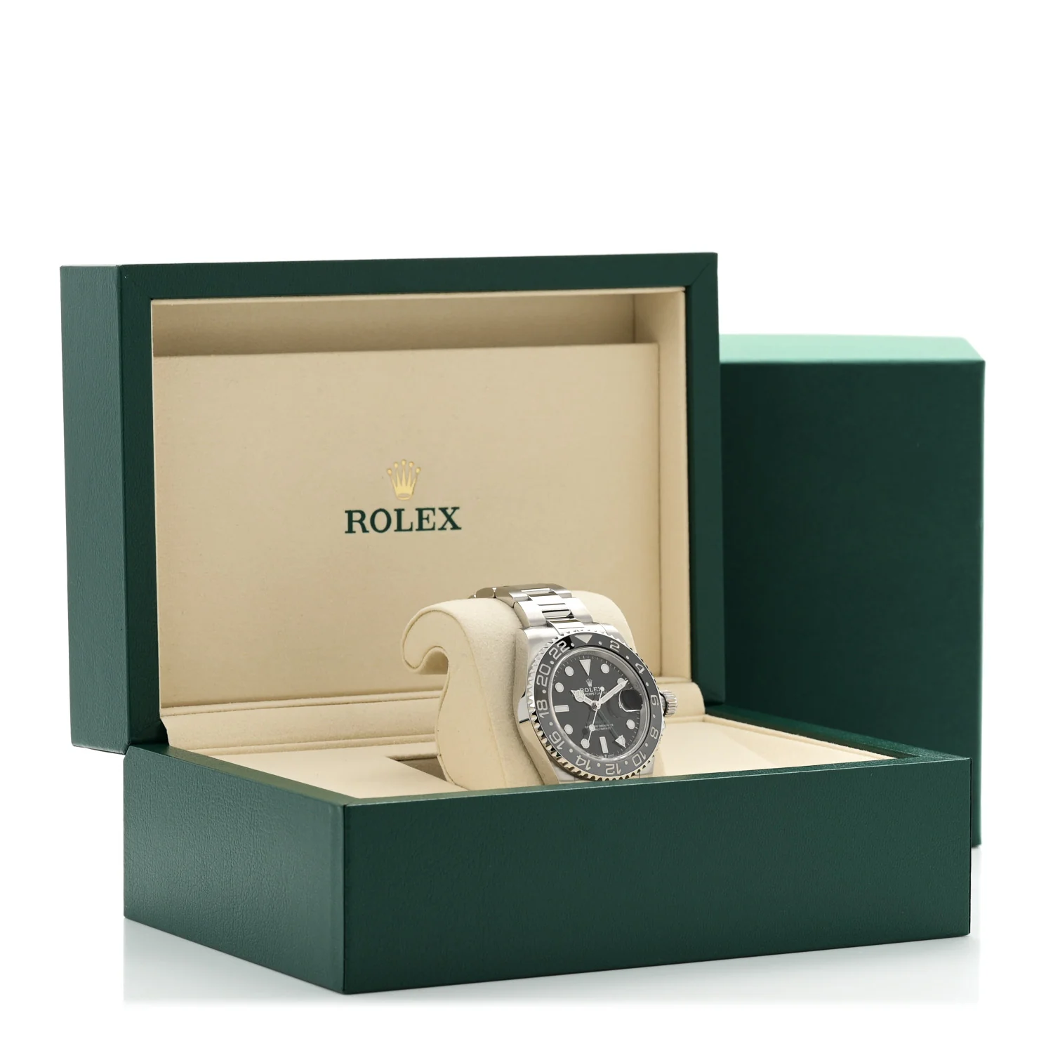Stainless Steel 40mm Oyster Perpetual Date GMT Master II Bruce Wayne Watch Black 126710GRNR - Image 5