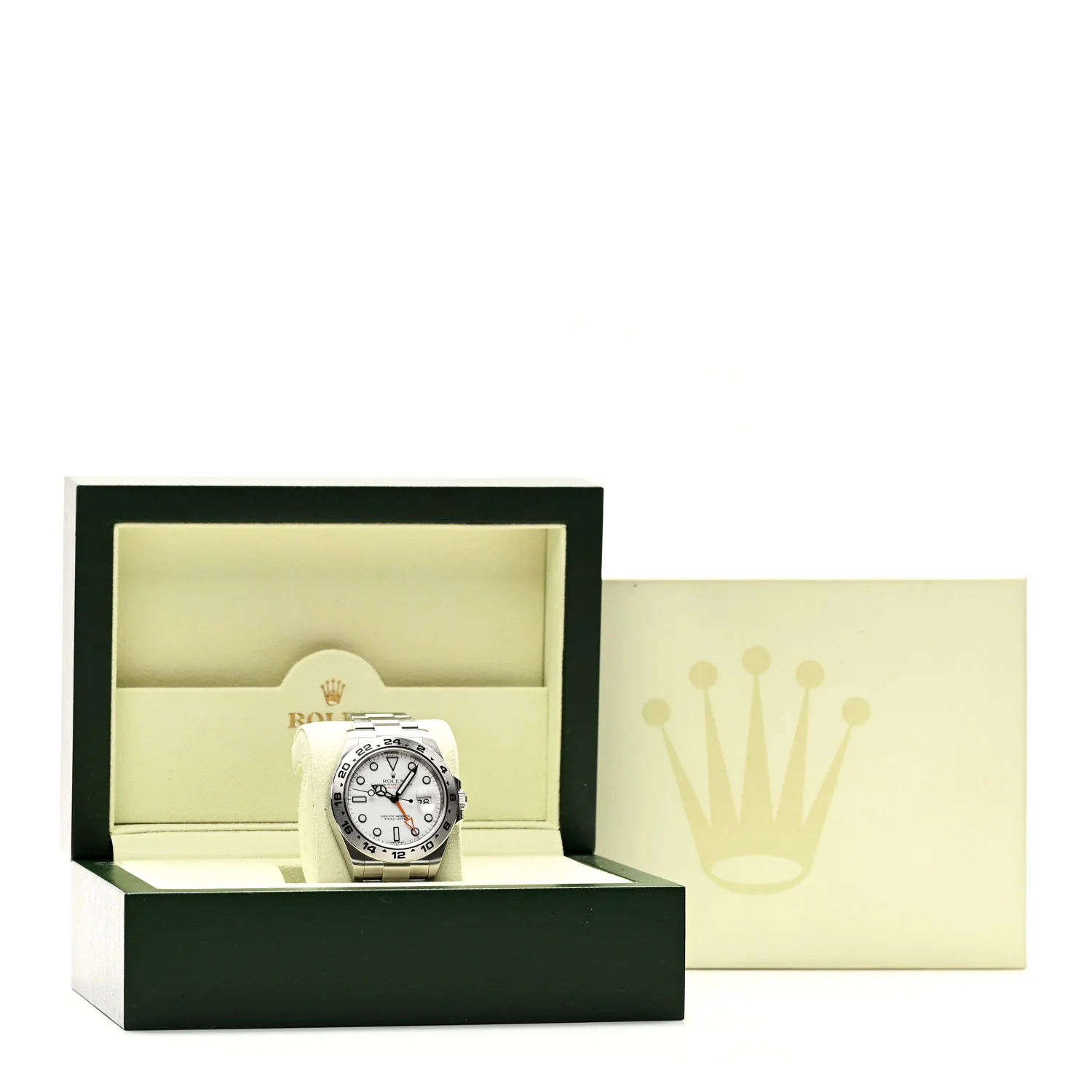Stainless Steel 42mm Oyster Perpetual Date Explorer II Watch White 216570 - Image 5