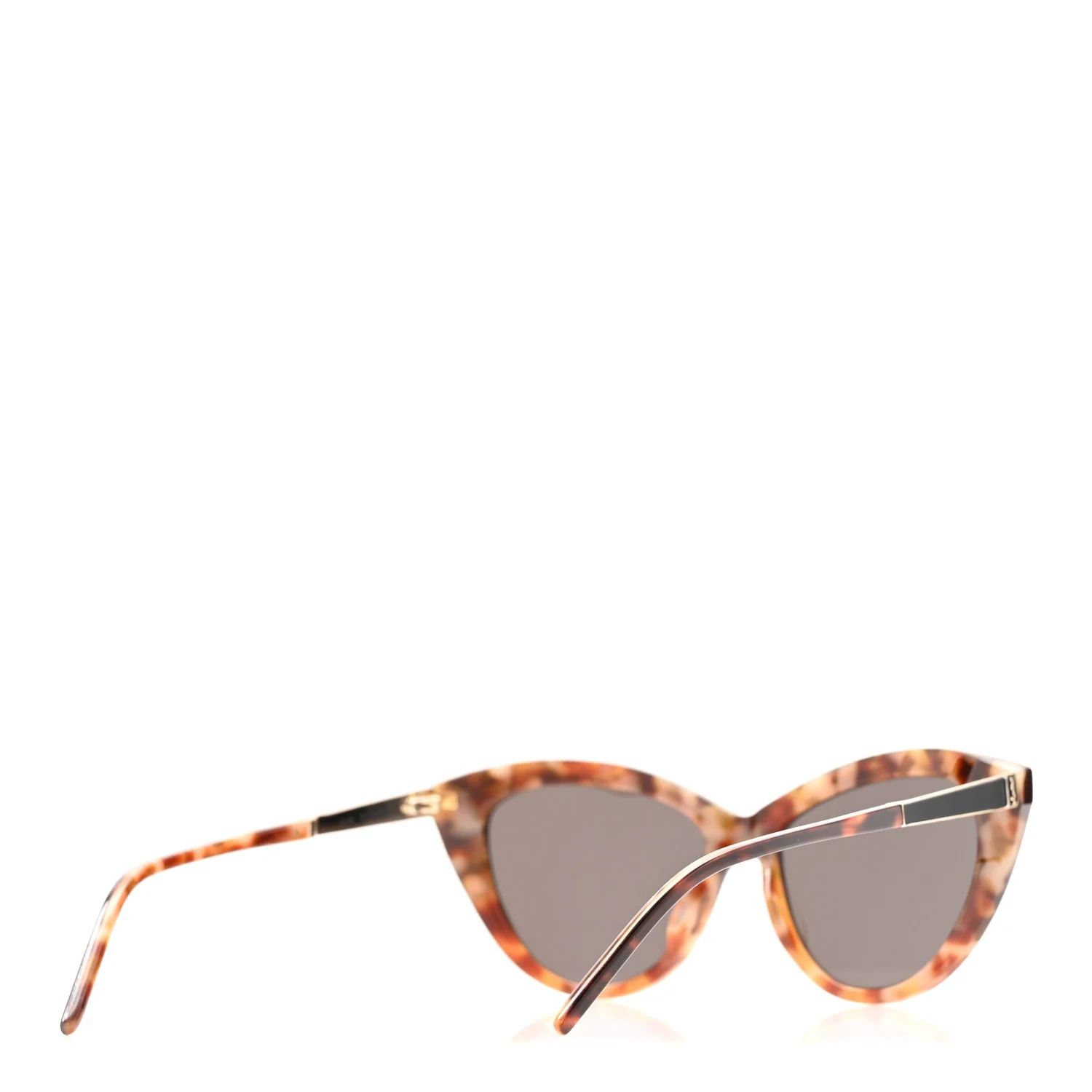 Acetate Cat Eye Sunglasses SL M81 Tortoise - Image 4