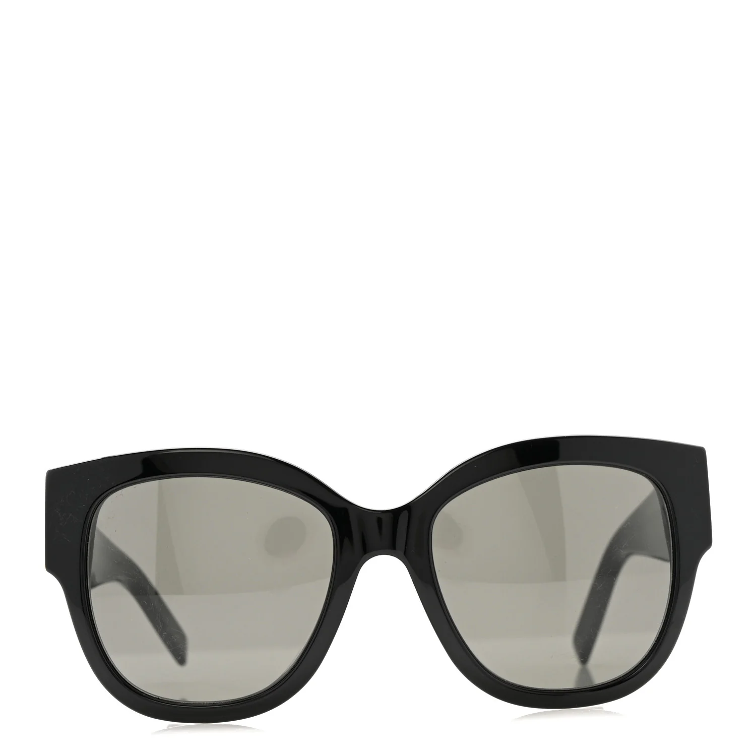 Acetate Cateye Sunglasses SL M95 F Black - Image 4