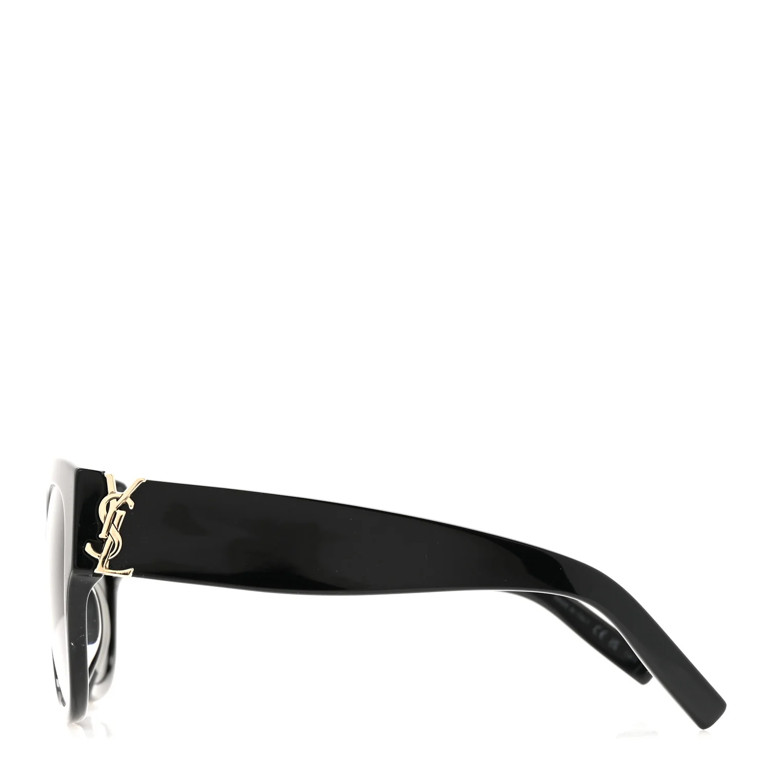 Acetate Cateye Sunglasses SL M95 F Black - Image 5