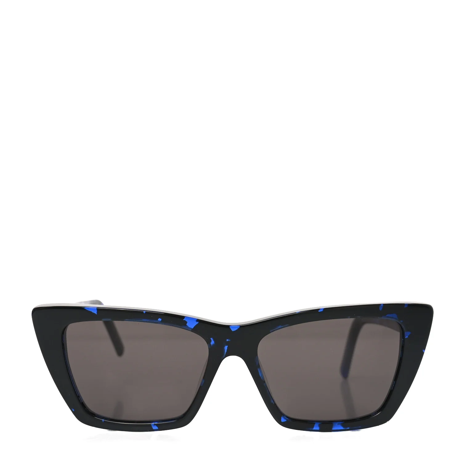 Acetate Mica Cat Eye Sunglasses SL 276 Black Blue - Image 2