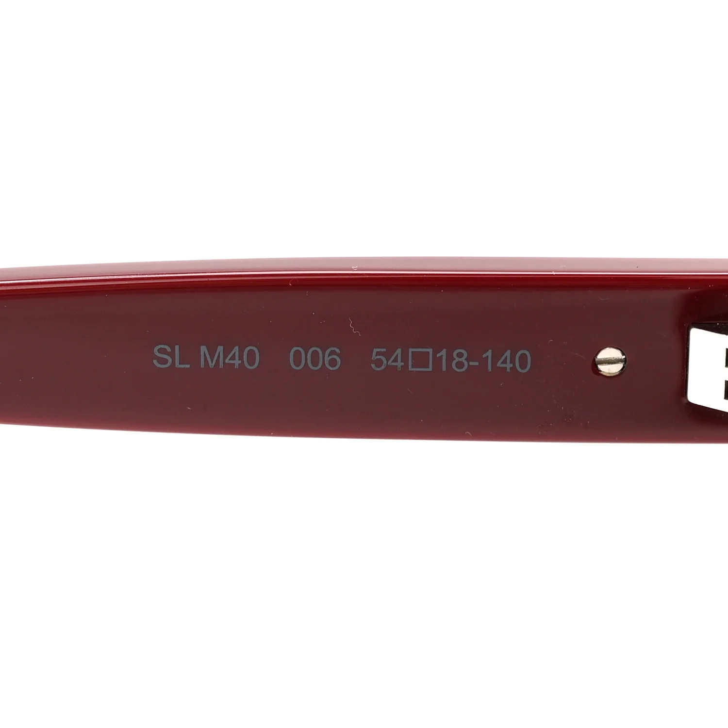 Acetate SL M40 Sunglasses Red - Image 6