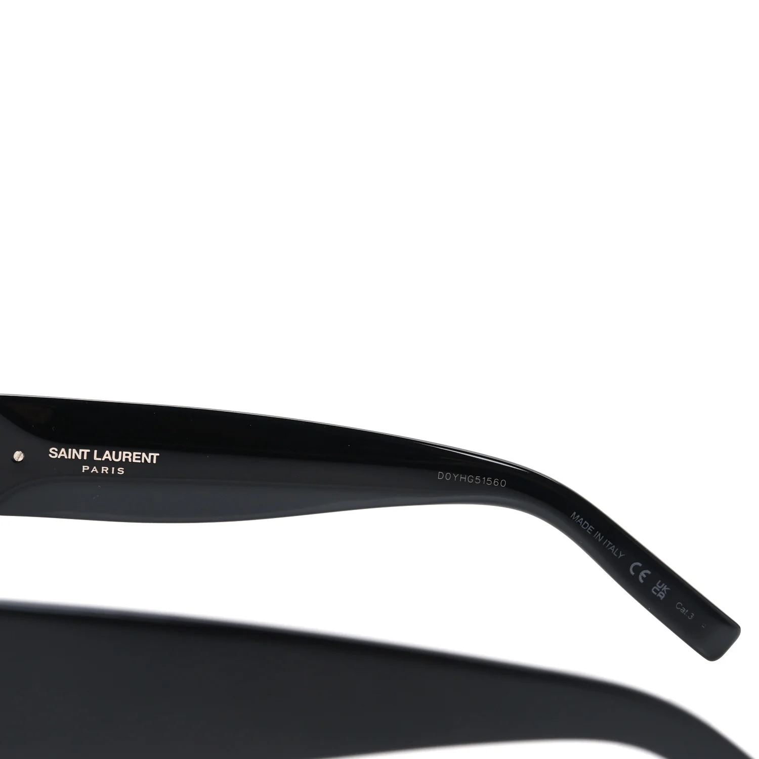 Acetate Sunglasses SL M95 F Black - Image 5