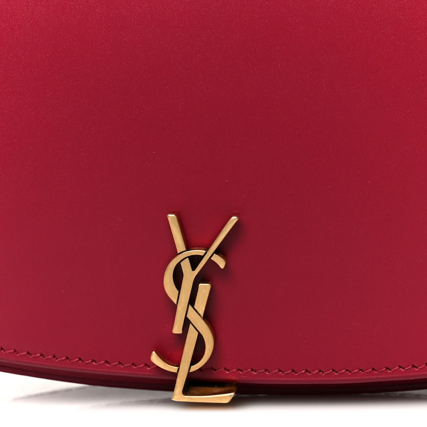 Box Calfskin Mini Voltaire Shoulder Bag Burgundy - Image 9