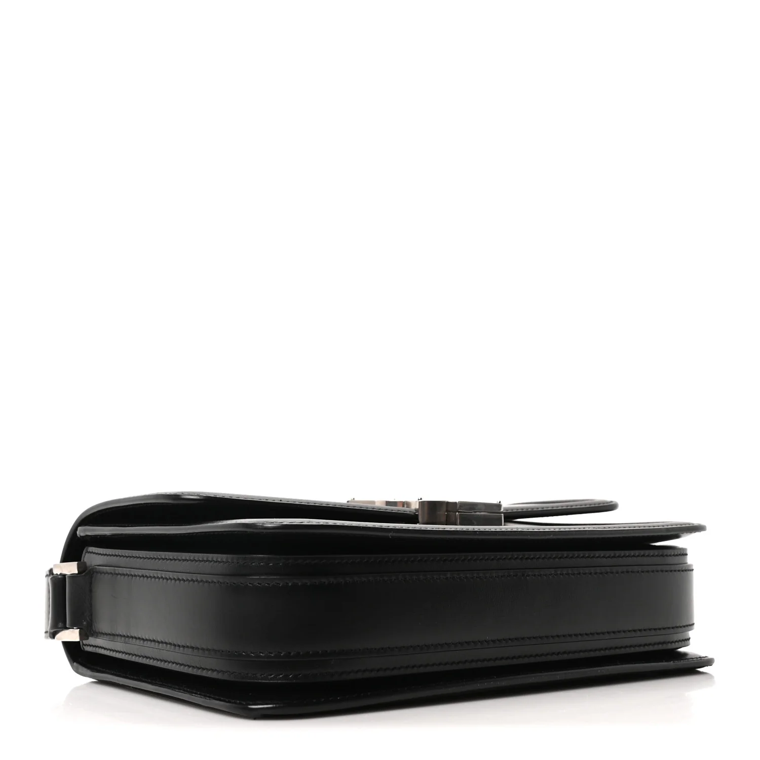 Box Calfskin Monogram Medium Solferino Satchel Black - Image 4