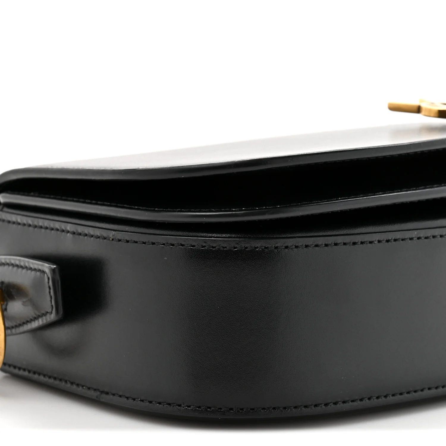 Box Calfskin Voltaire Top Handle Crossbody Bag Black - Image 10