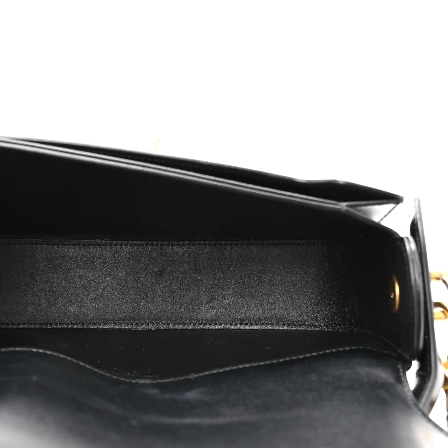 Box Calfskin Voltaire Top Handle Crossbody Bag Black - Image 5